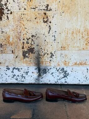 Vintage Dexter Men’s Tassel Loafers in Dark Brown